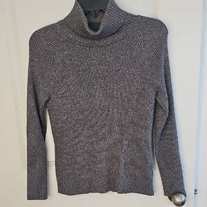 Elegant Charcoal Turtleneck‎ Sweater